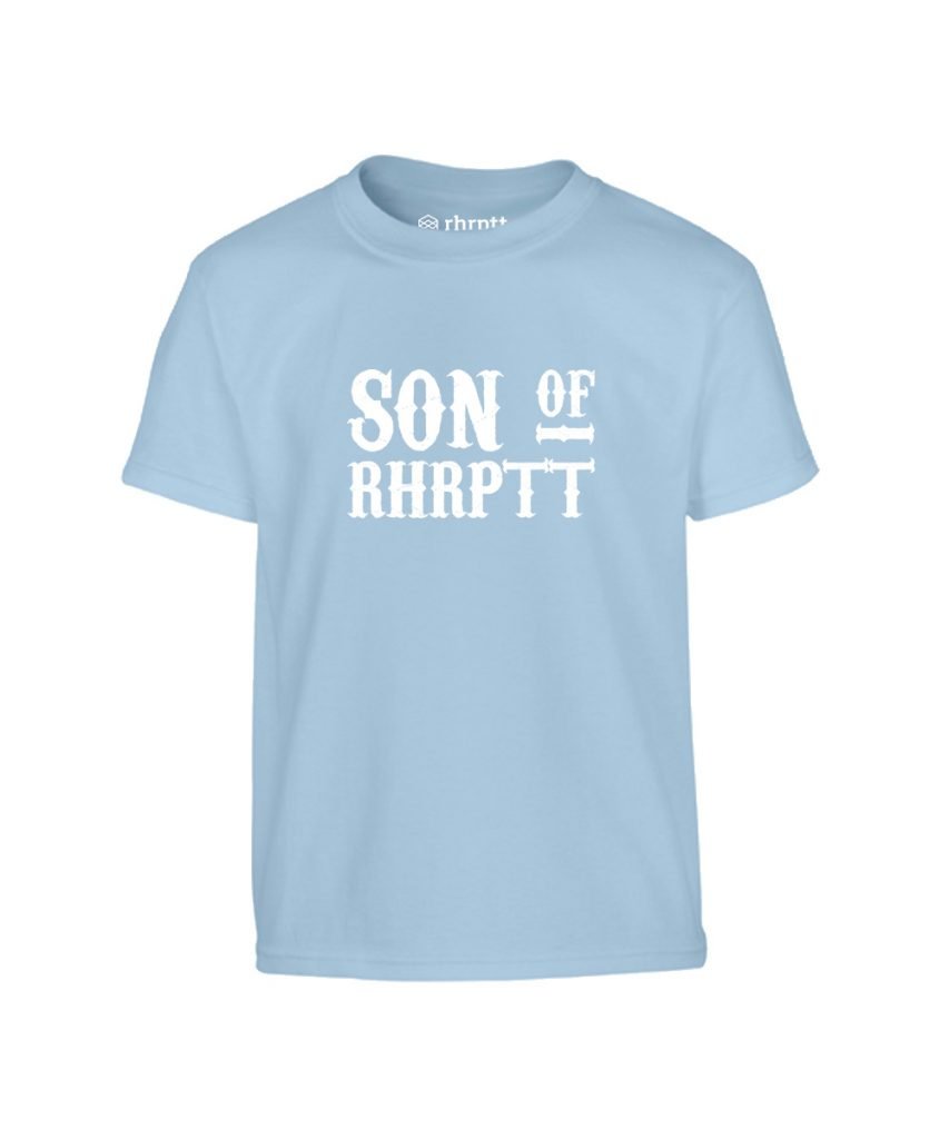 rhrptt kinder t-shirt vorne son of rhrptt hellblau