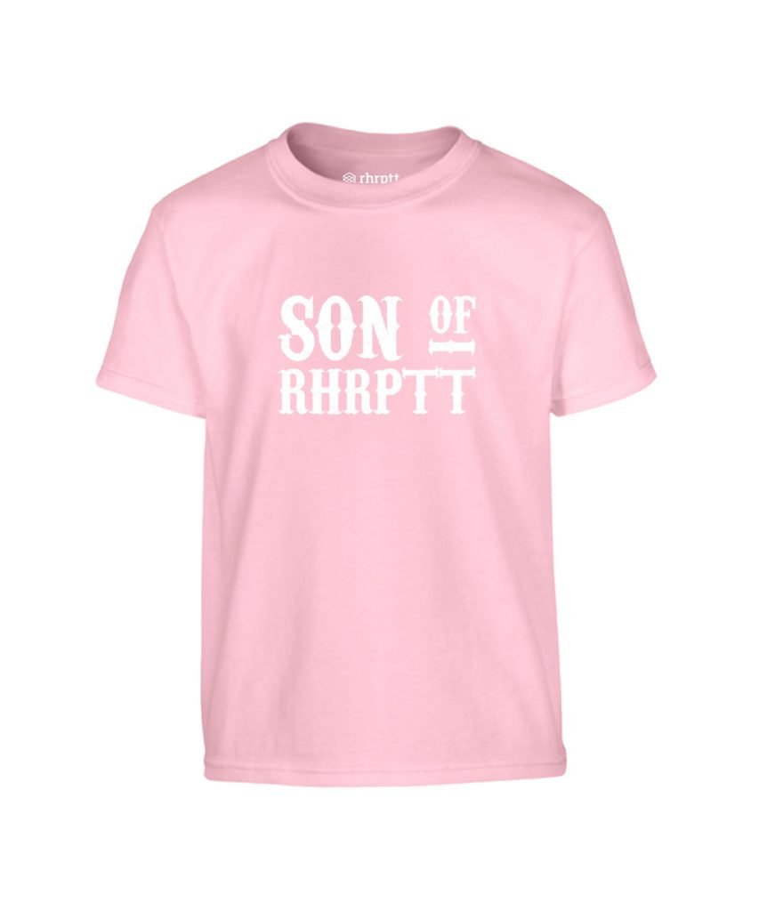 rhrptt kinder t-shirt vorne son of rhrptt hellpink