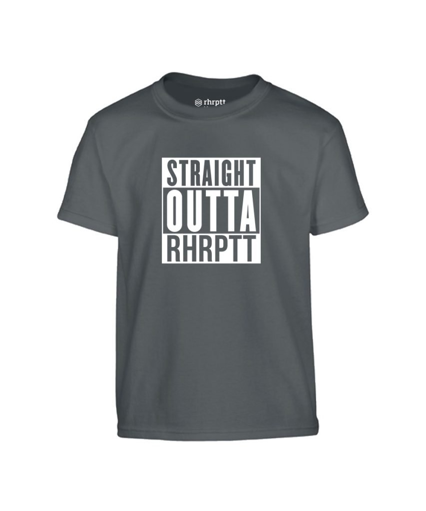 rhrptt kinder t-shirt vorne straight outta rhrptt kohle