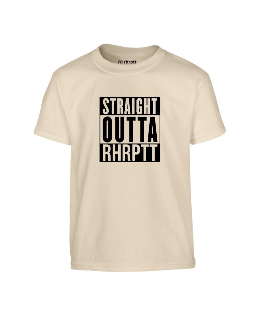 rhrptt kinder t-shirt vorne straight outta rhrptt sand