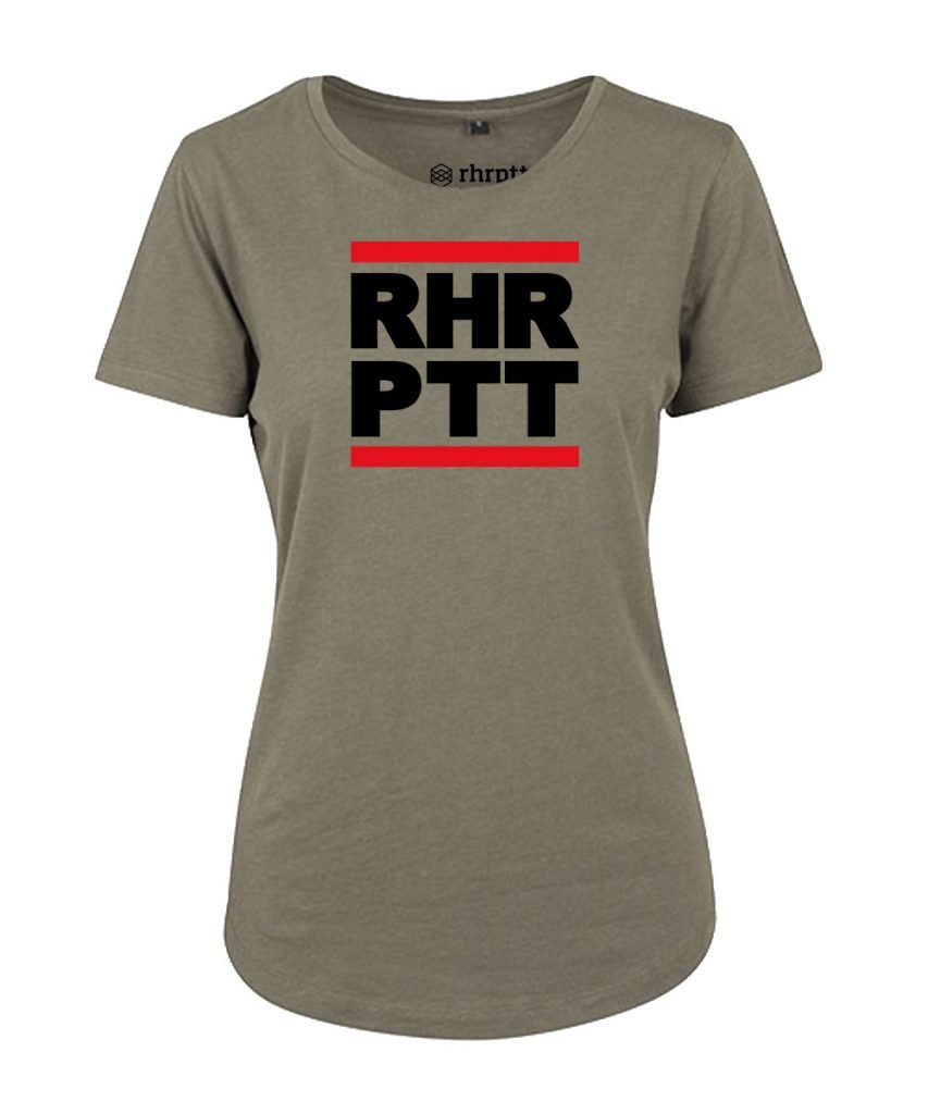 rhrptt t-shirt fit-tee vorne rundmc olive damen