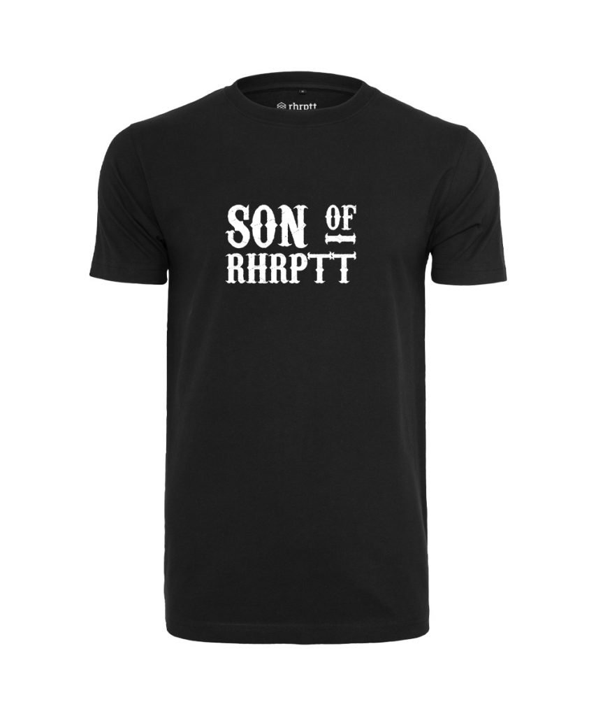 rhrptt t-shirt son of rhrptt schwarz vorne gross