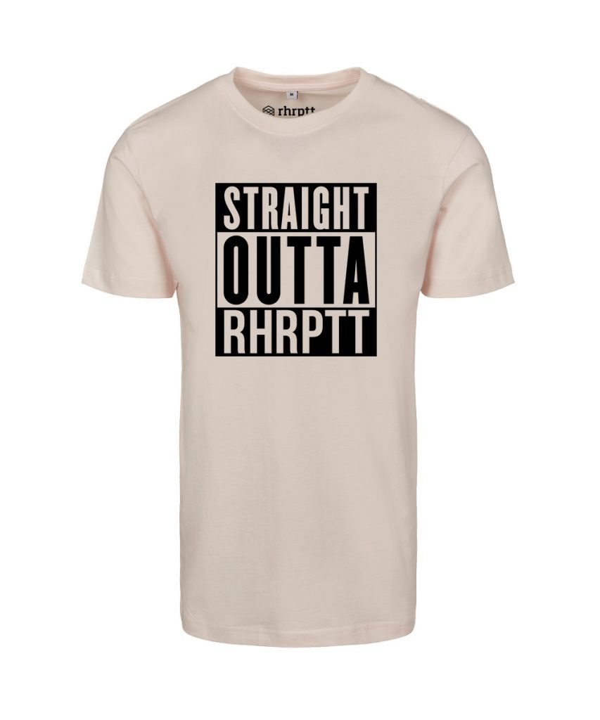 rhrptt t-shirt straight outta rhrptt pink-marshmallow vorne gross