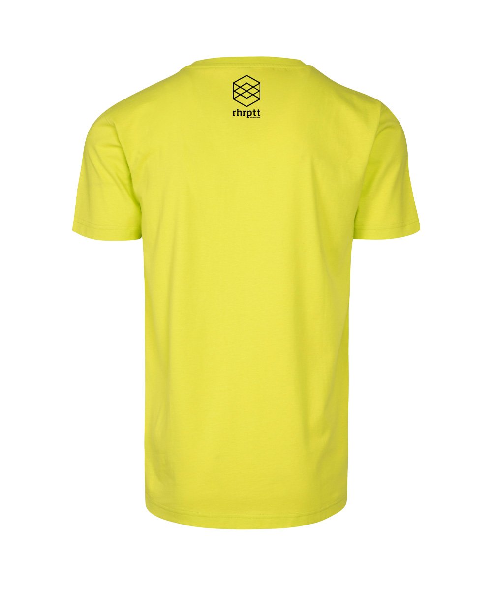 rhrptt tshirt frozen yellow brandlogo hinten