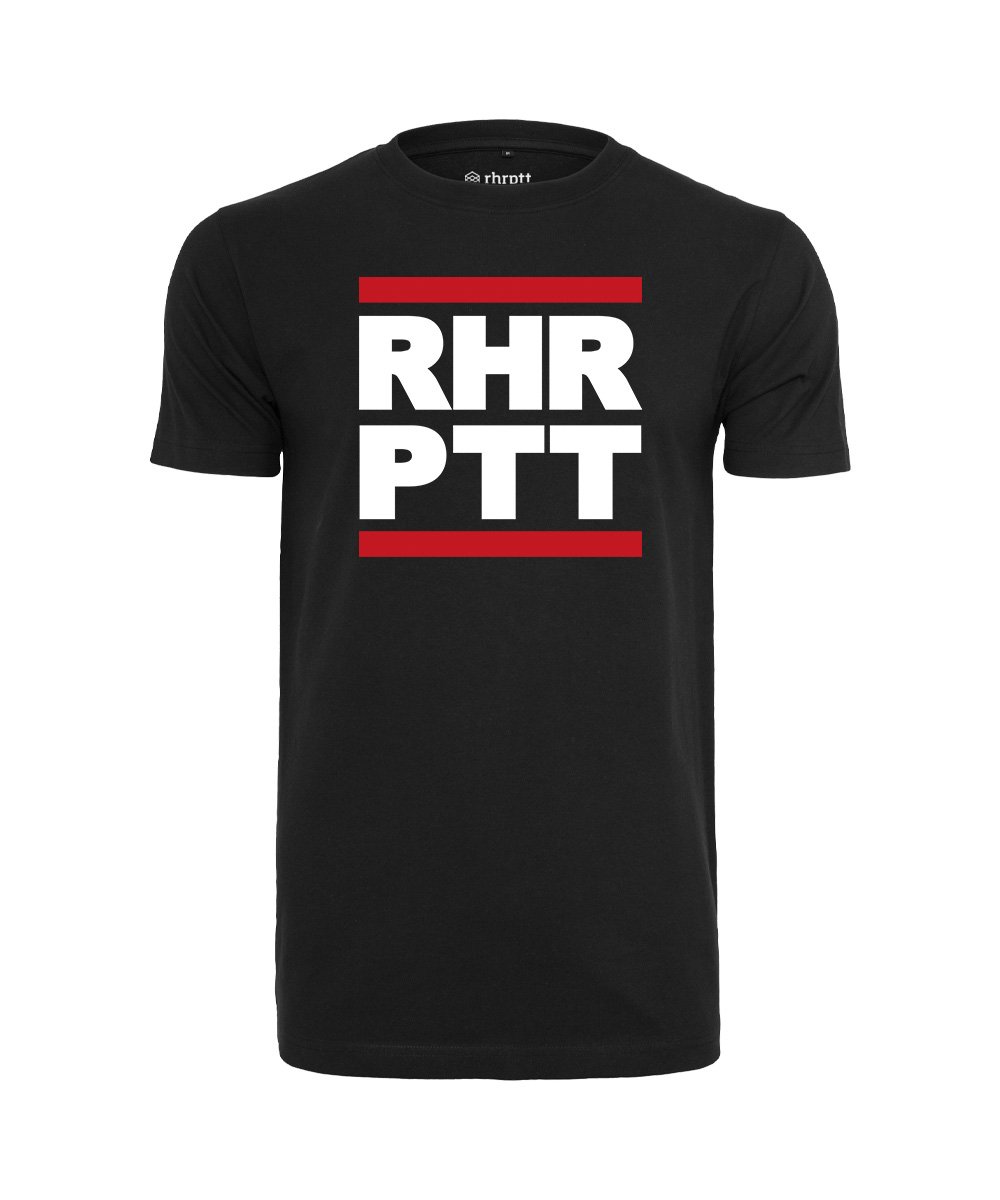 rhrptt t-shirt schwarz rundmc gross vorne