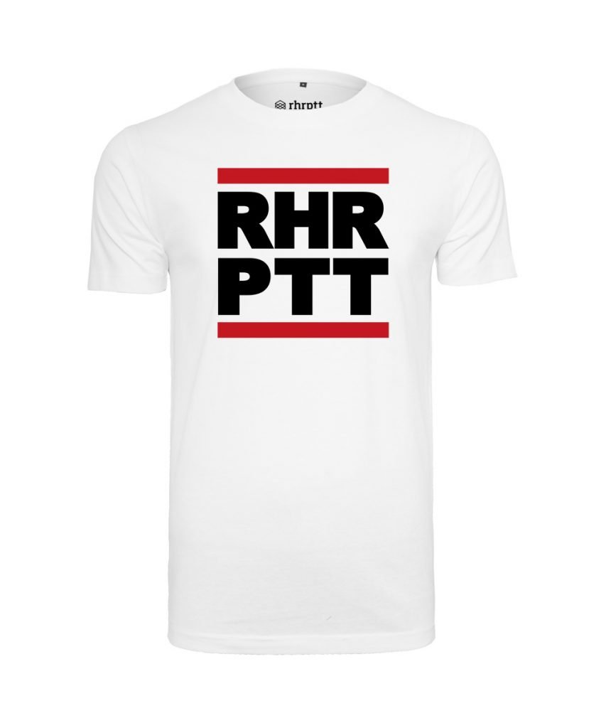 rhrptt t-shirt weiss rundmc gross vorne