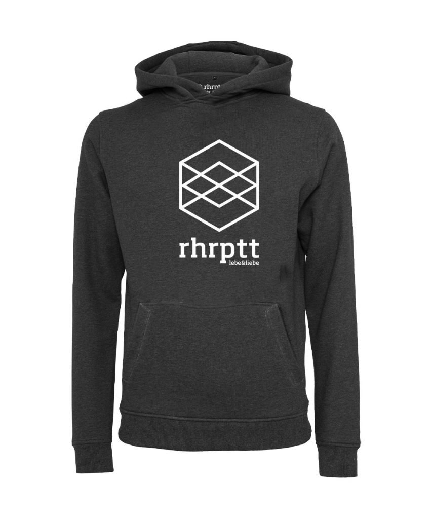 rhrptt hoodie lebe liebe rhrptt gross charcoal holzkohle