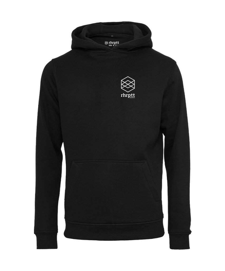 rhrptt hoodie lebe liebe rhrptt klein schwarz black