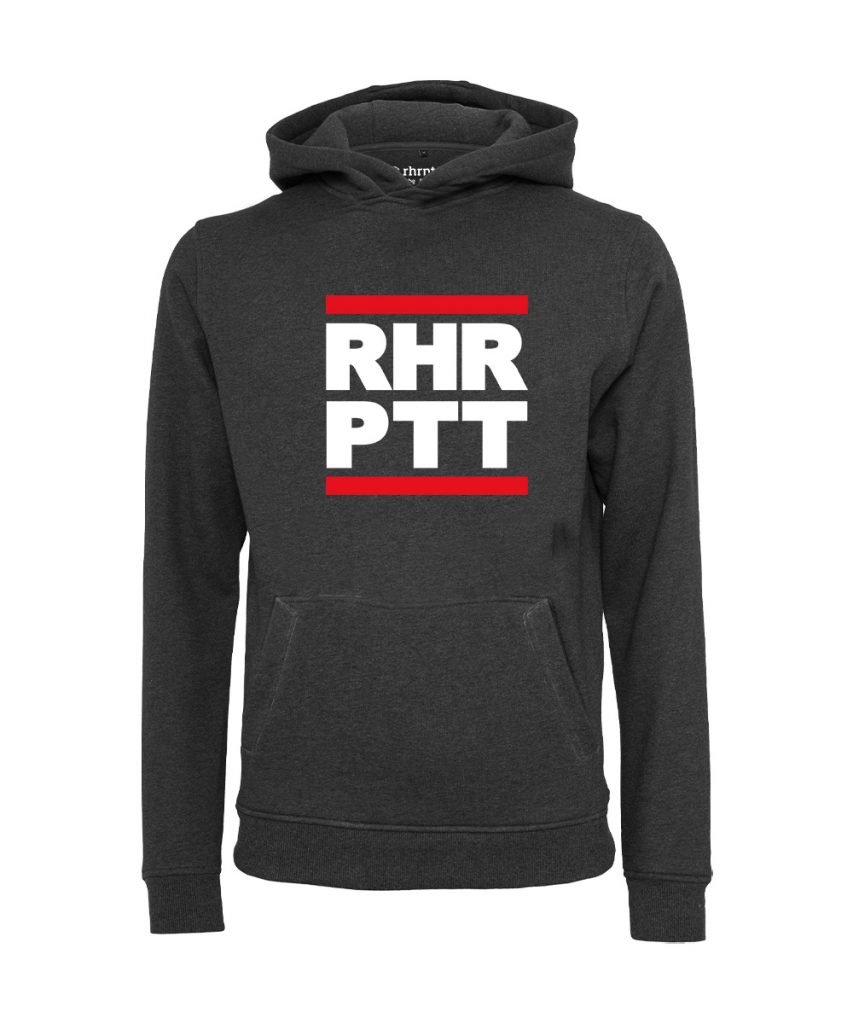 rhrptt hoodie runddmc gross charcoal holzkohle