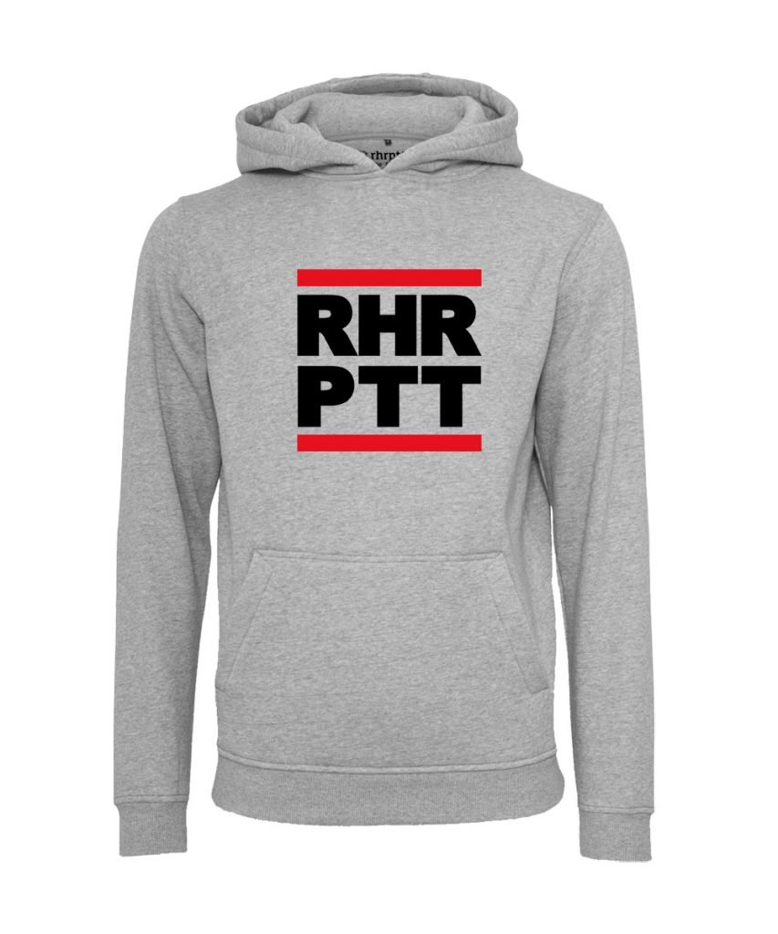 rhrptt hoodie runddmc gross heather grey grau meliert