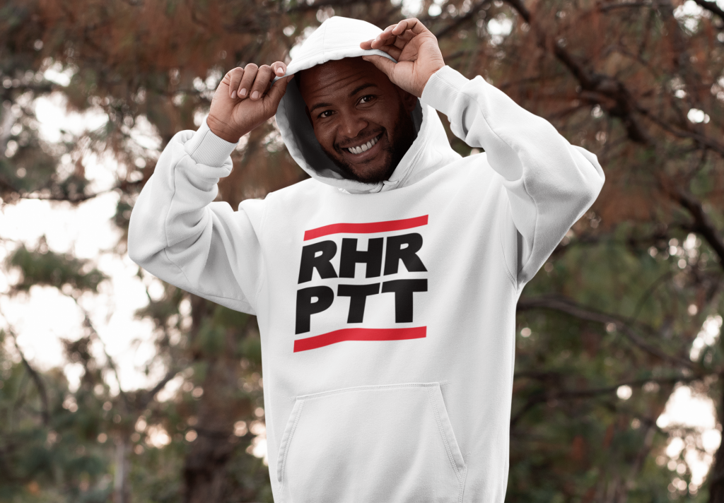 rhrptt hoodie weiss muetze oben