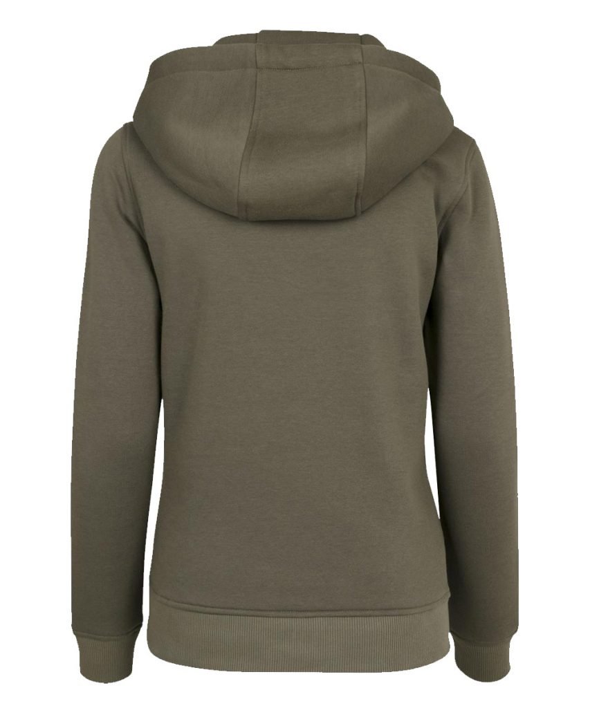 ruhrpott hoodie kapuzenpullover damen frauen olive brandlogo