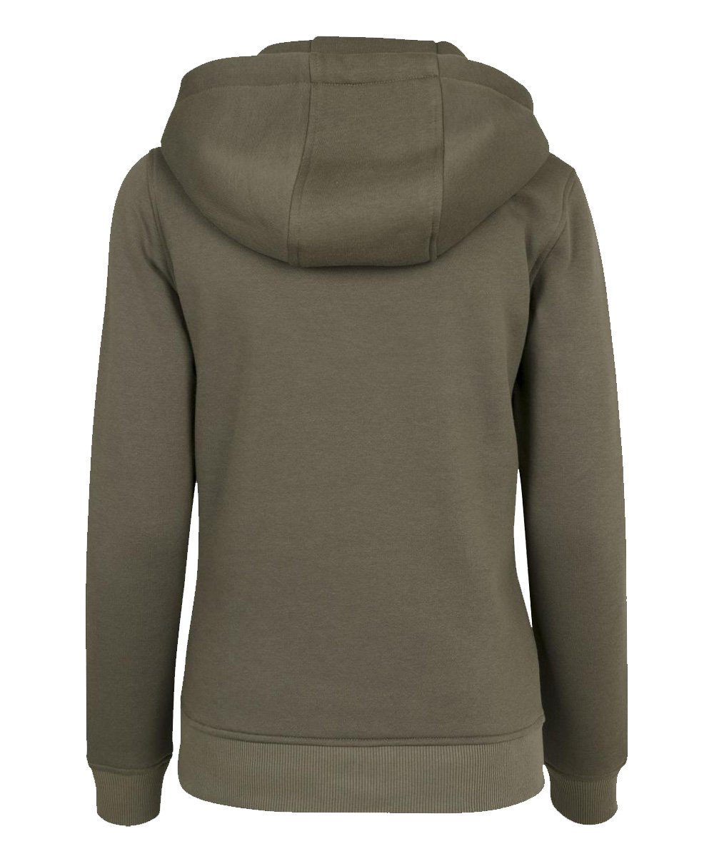 ruhrpott hoodie kapuzenpullover damen frauen olive brandlogo