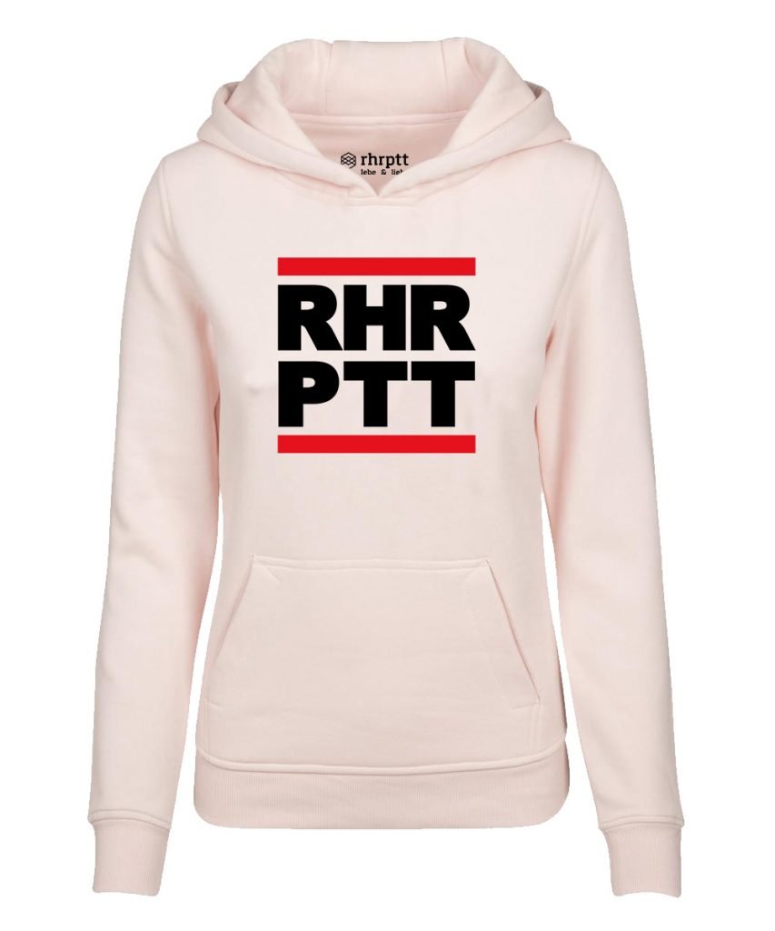 ruhrpott hoodie kapuzenpullover damen frauen pink 1