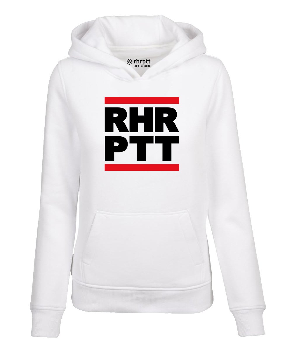 ruhrpott hoodie kapuzenpullover damen frauen weiss 1