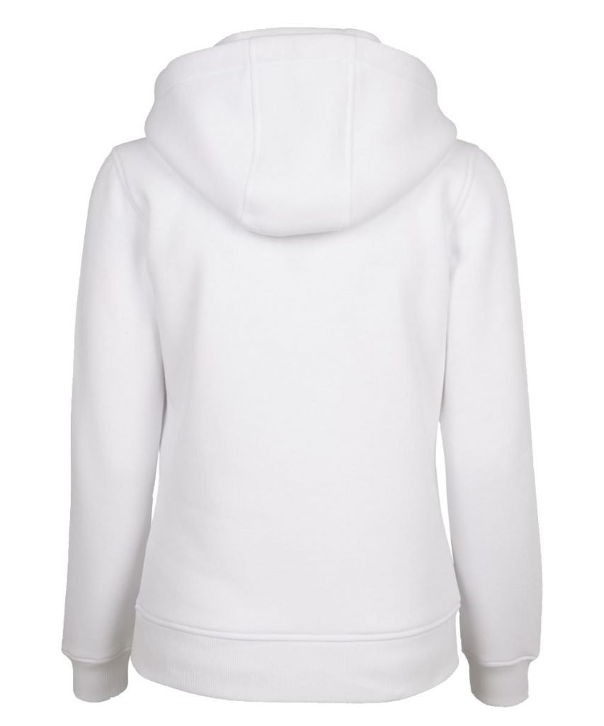 ruhrpott damen hoodie weiss brandlogo 1