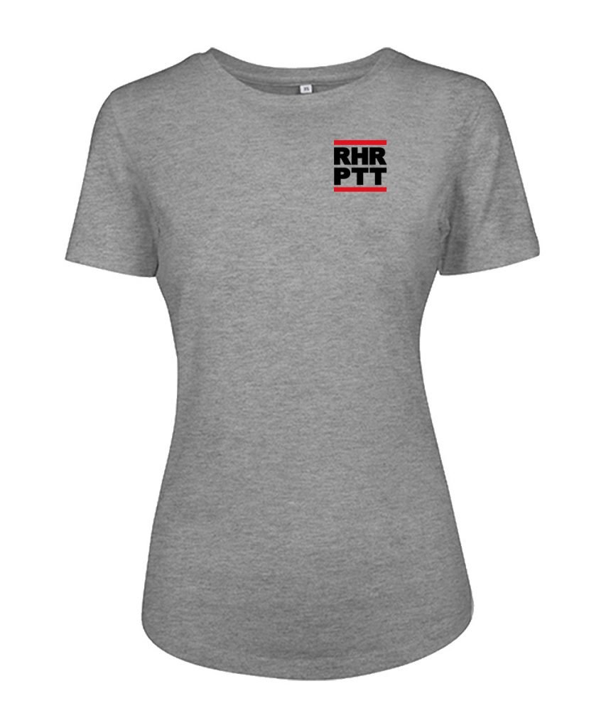 rhrptt klein ladies fit tee damen heather-grey dunkelgrau