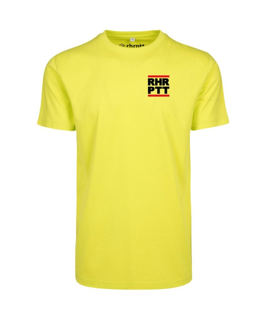 ruhrpott klein t-shirt herren frozen yellow gelb