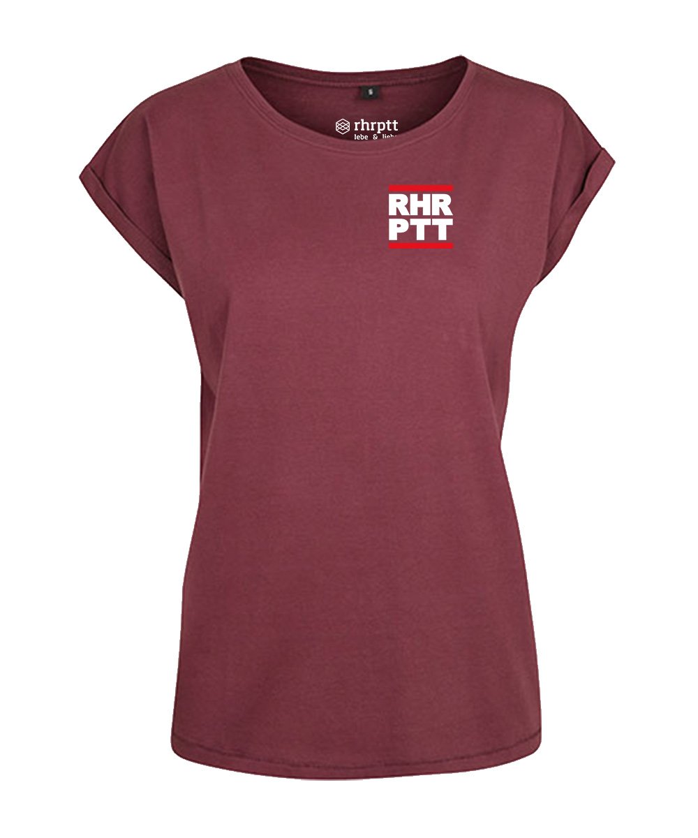 rhrptt t-shirt verkürzte ärmel ruhrpott klein cherry damen