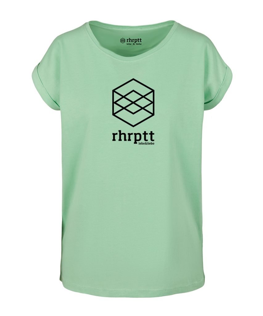 rhrptt tshirt vorne lebe und liebe rhrpt mint damen