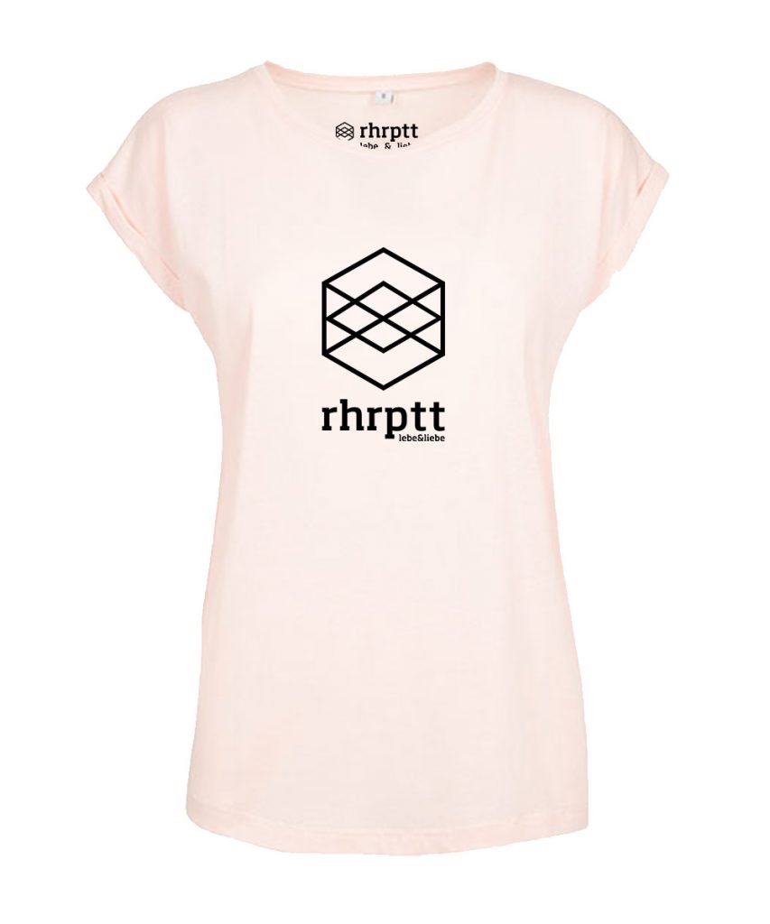 rhrptt tshirt vorne lebe und liebe rhrptt pink damen