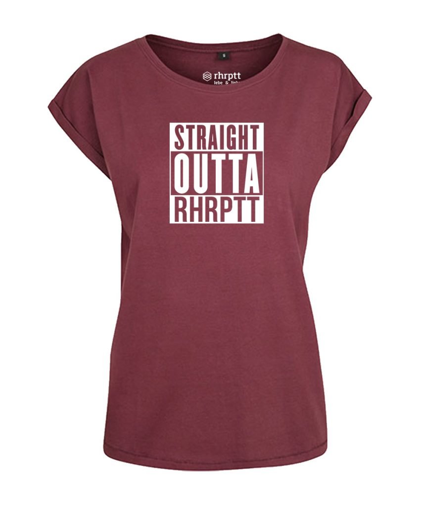 rhrptt tshirt vorne straight outta rhrptt cherry damen