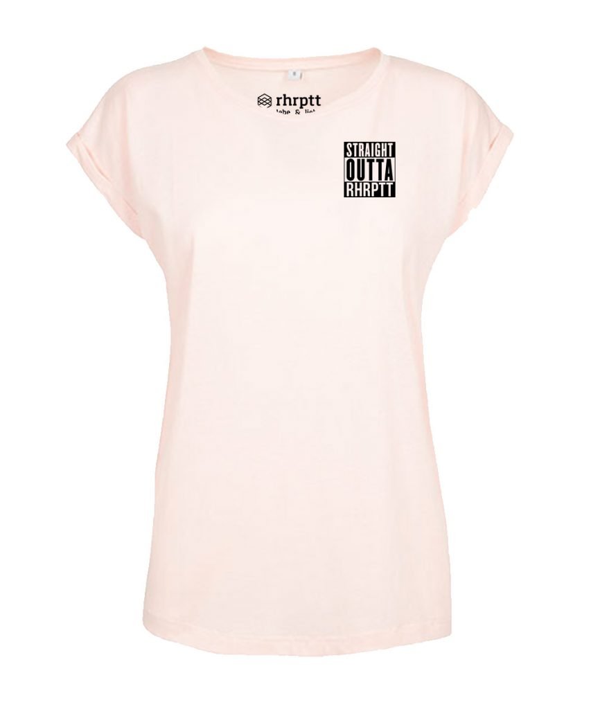 straight outta ruhrpott klein damen pink