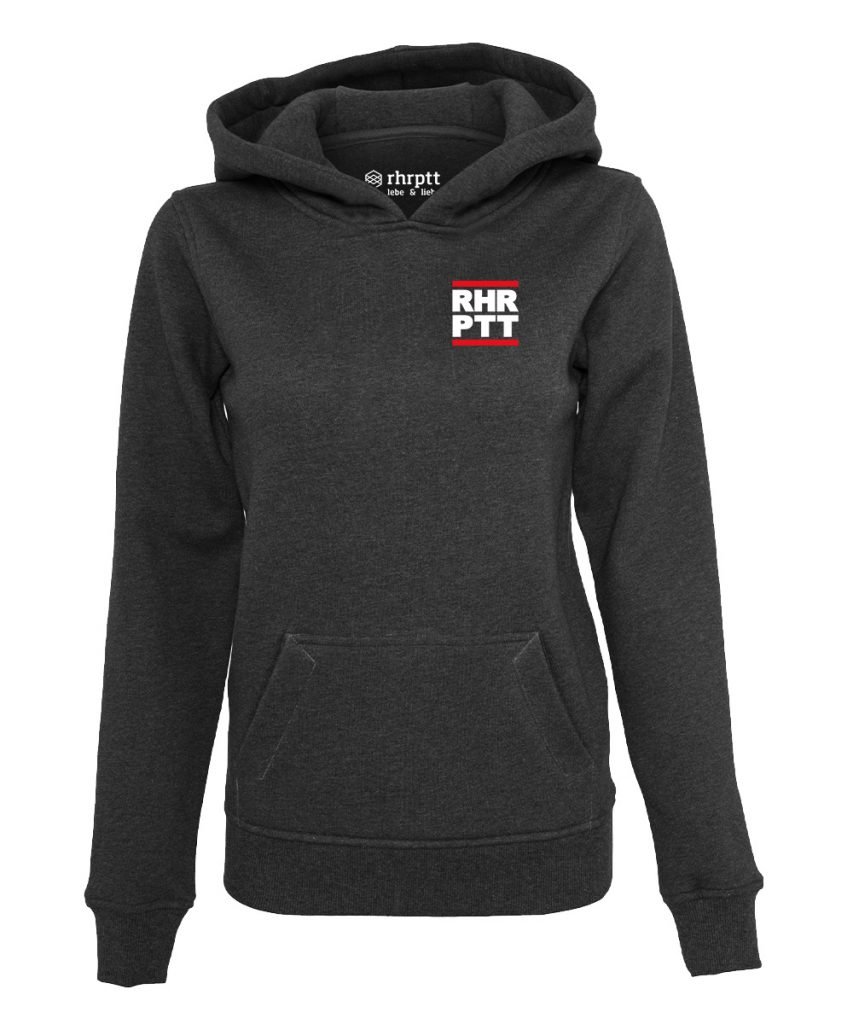 ruhrpott klein hoodie kapuzenpullover damen frauen kohle