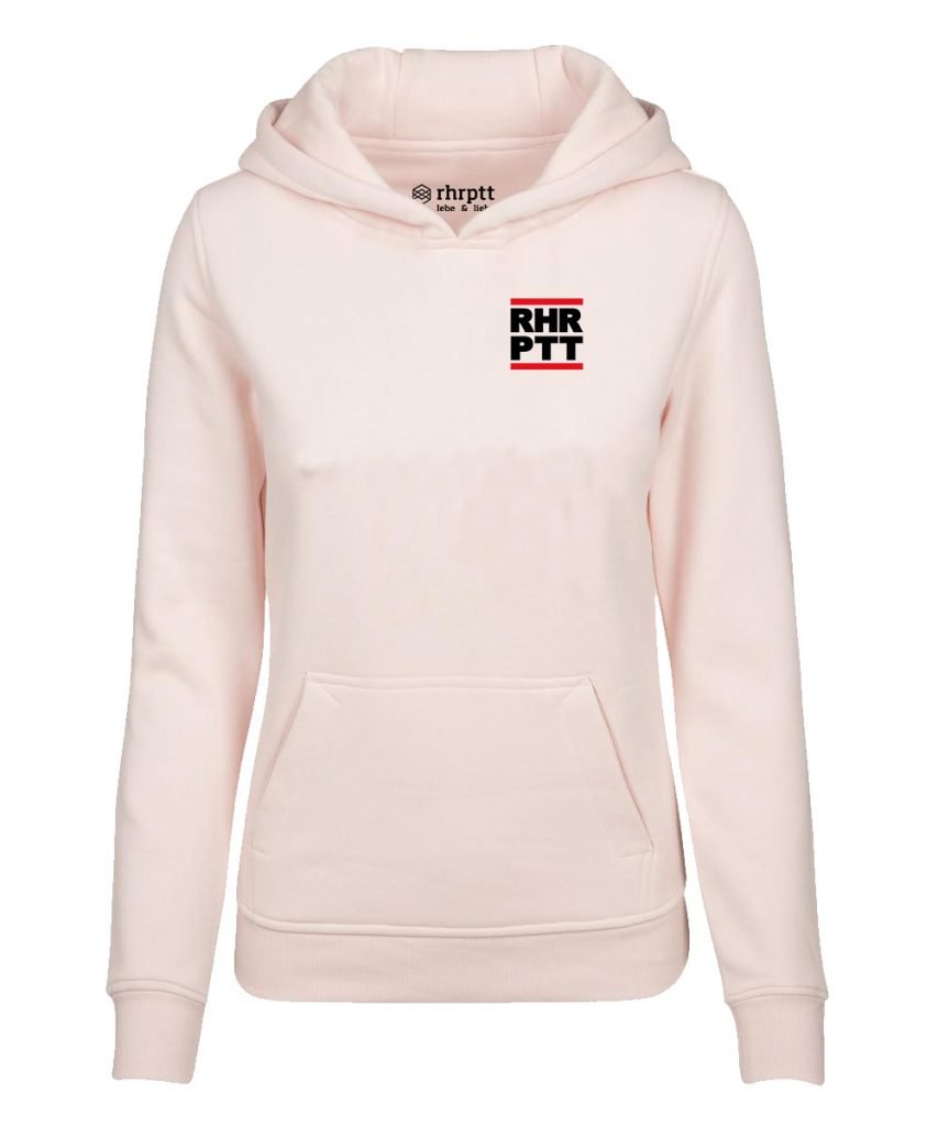 ruhrpott klein hoodie kapuzenpullover damen frauen pink