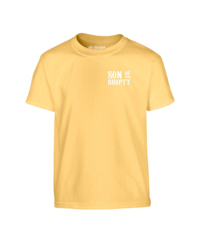 son of rhrptt klein kinder t-shirt yellow haze gelb