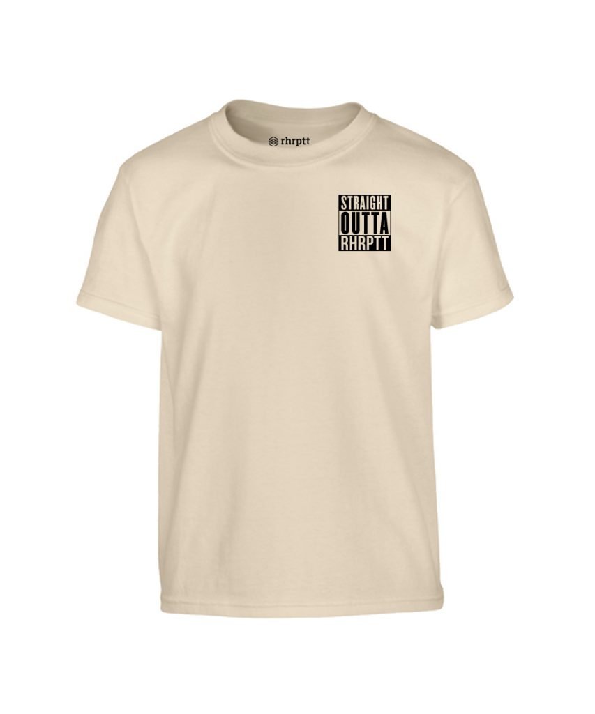 straight outta rhrptt klein kinder t-shirt sand